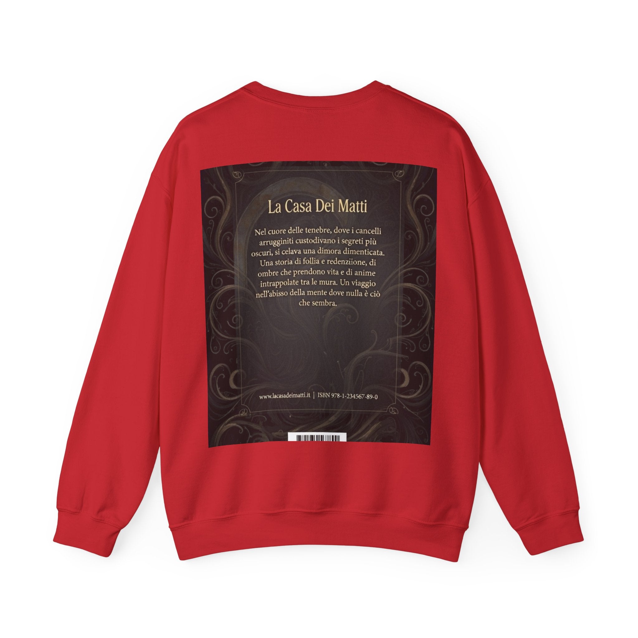 La Casa Dei Matti Crewneck Sweatshirt — Vintage Italian Gothic Graphic Pullover