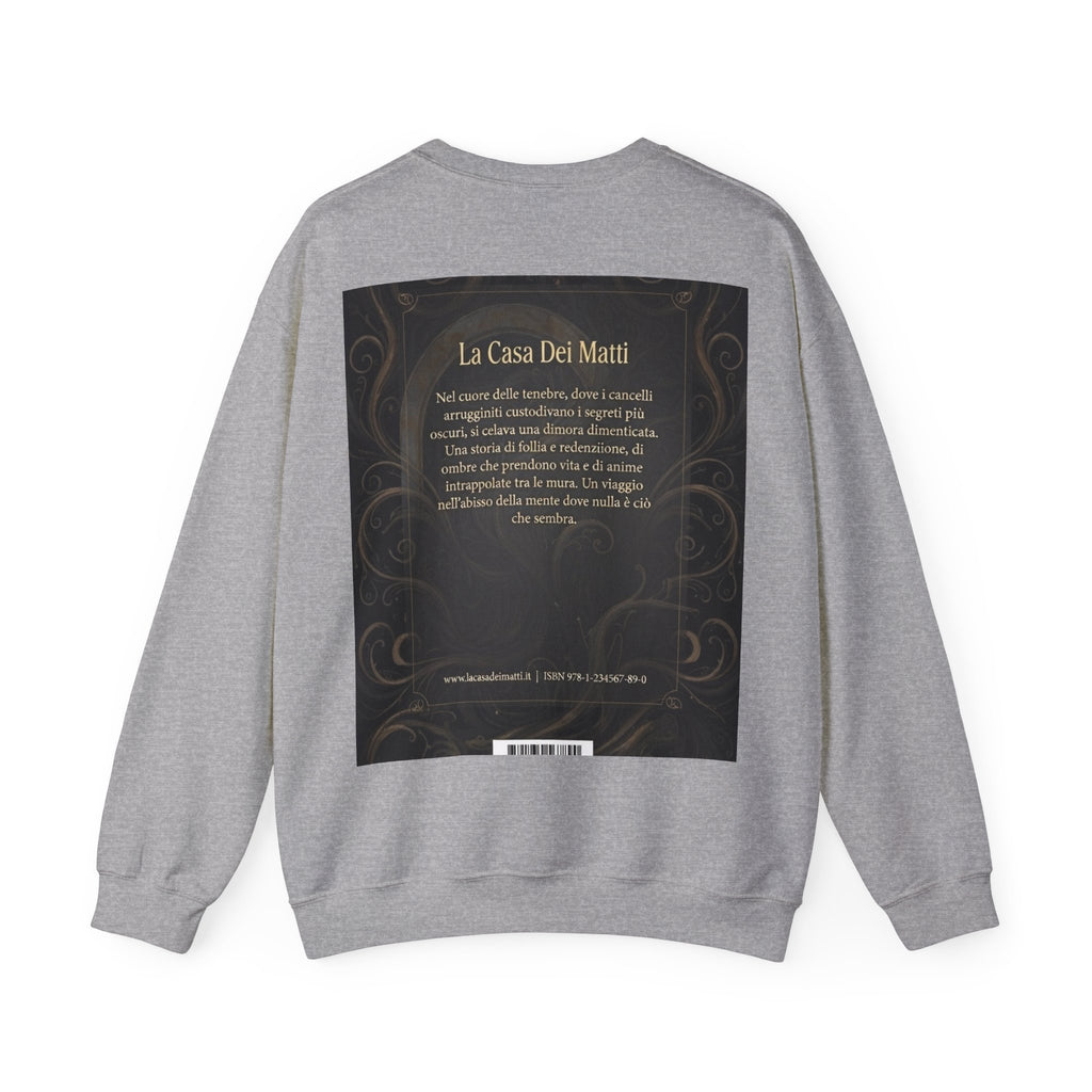 La Casa Dei Matti Crewneck Sweatshirt — Vintage Italian Gothic Graphic Pullover