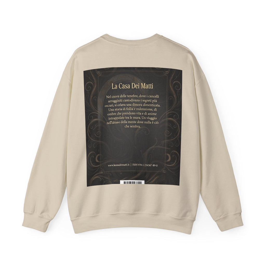 La Casa Dei Matti Crewneck Sweatshirt — Vintage Italian Gothic Graphic Pullover