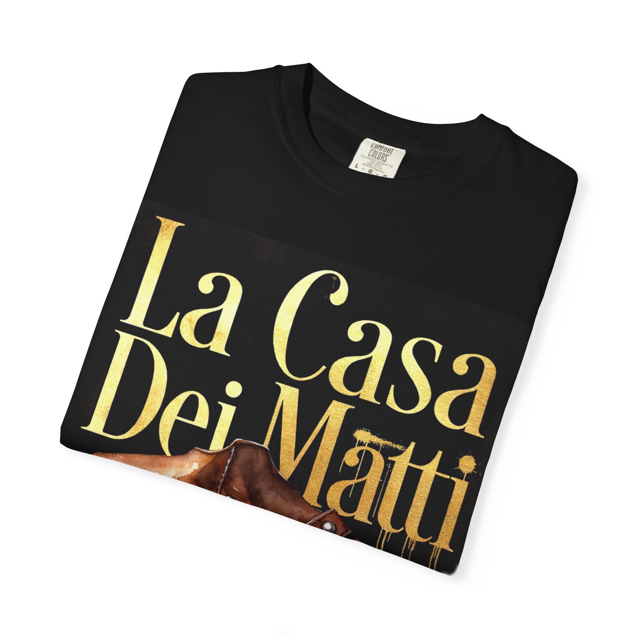 T-Shirt — La Casa Dei Matti Vintage Book Cover Graphic