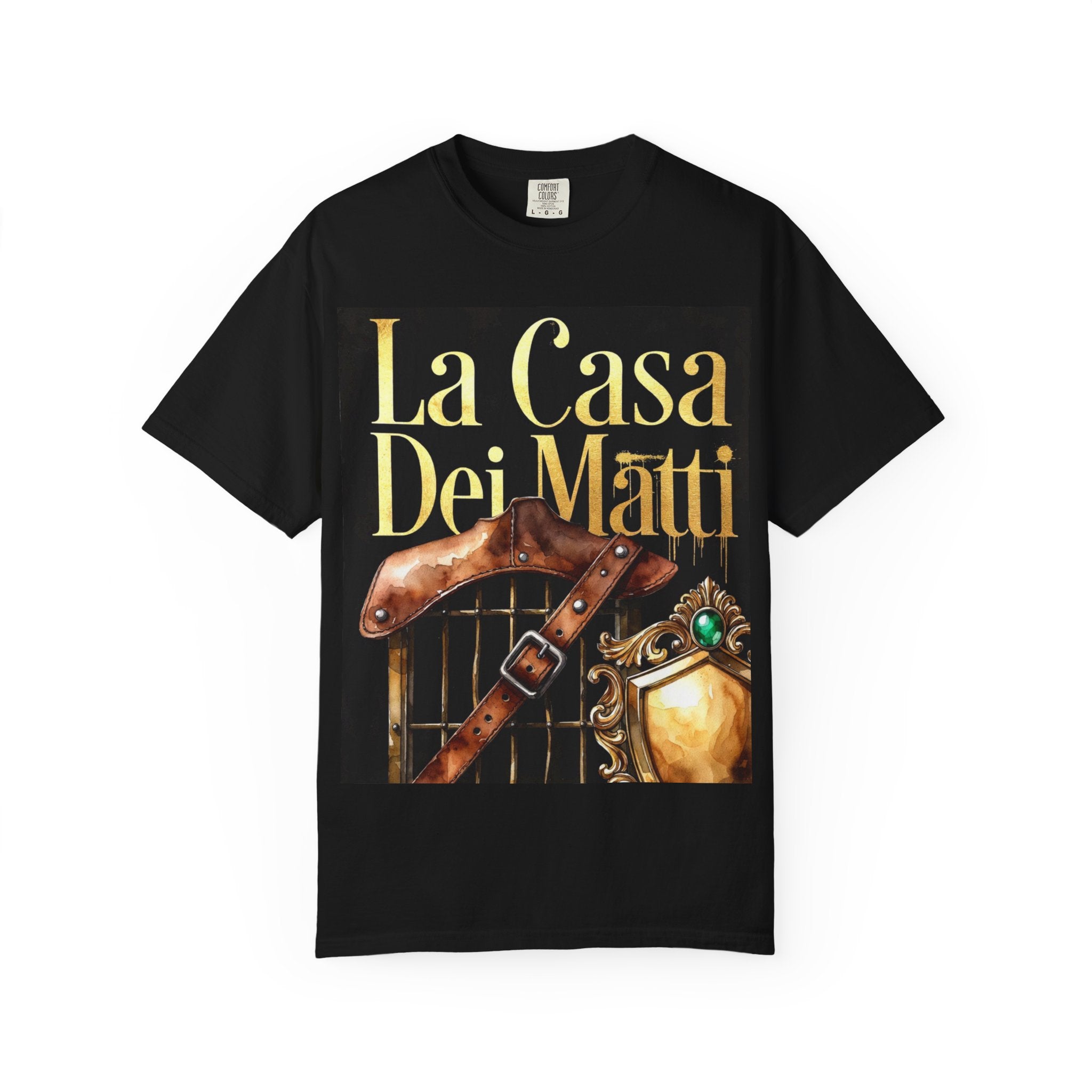 T-Shirt — La Casa Dei Matti Vintage Book Cover Graphic