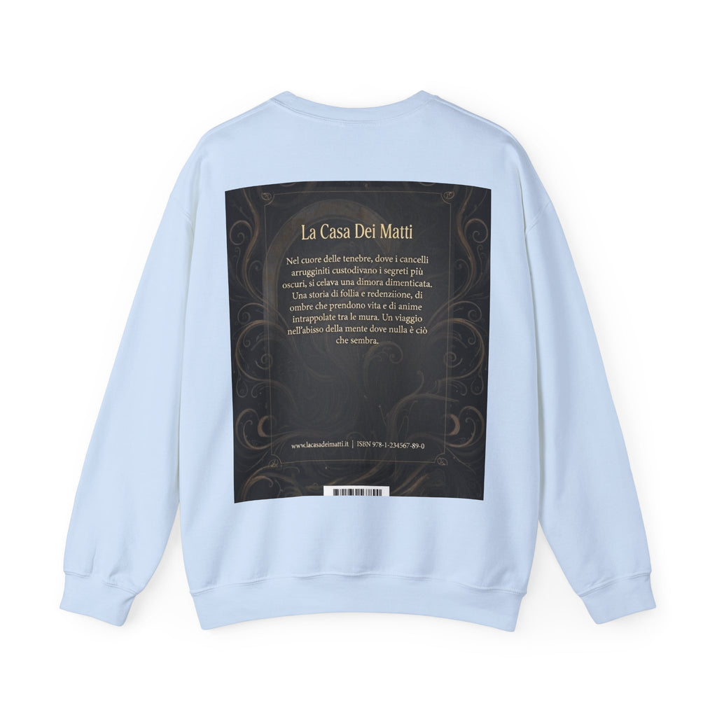 La Casa Dei Matti Crewneck Sweatshirt — Vintage Italian Gothic Graphic Pullover
