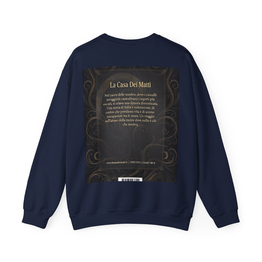 La Casa Dei Matti Crewneck Sweatshirt — Vintage Italian Gothic Graphic Pullover