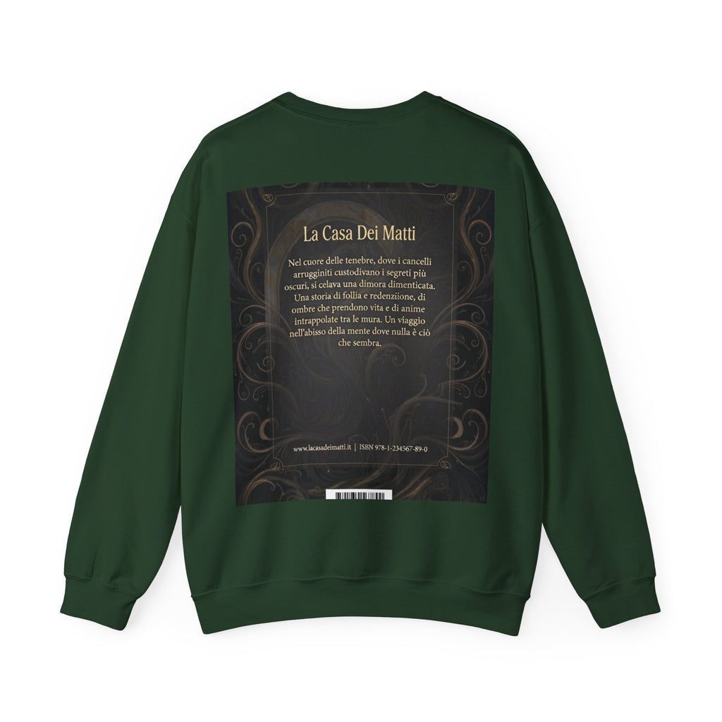 La Casa Dei Matti Crewneck Sweatshirt — Vintage Italian Gothic Graphic Pullover