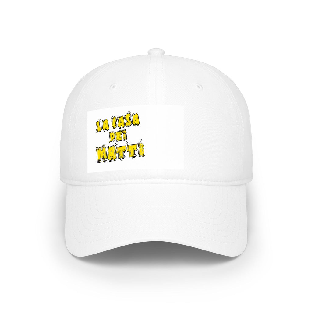 Baseball Cap — “La Casa Dei Matti” Funny Italian Phrase Hat