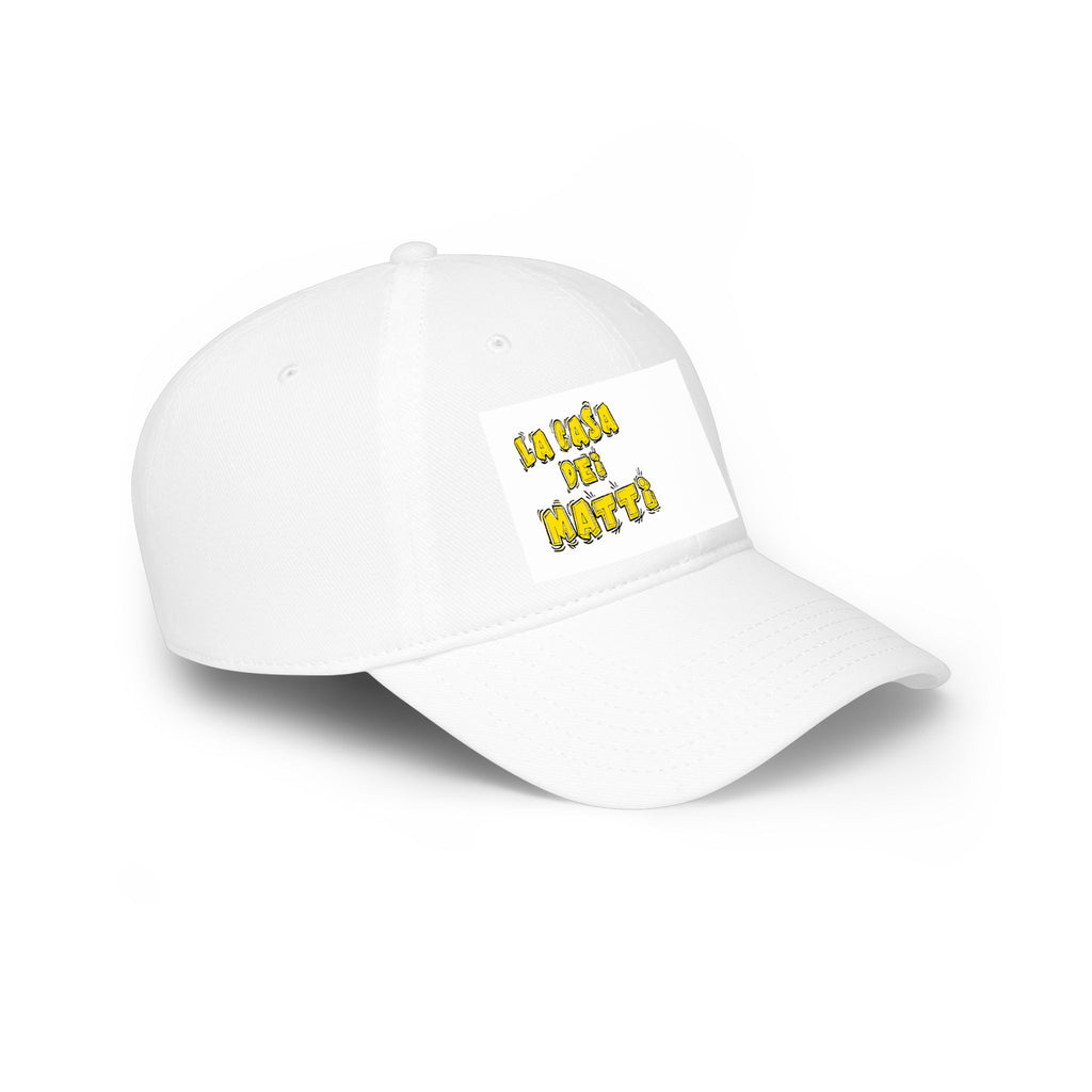 Baseball Cap — “La Casa Dei Matti” Funny Italian Phrase Hat