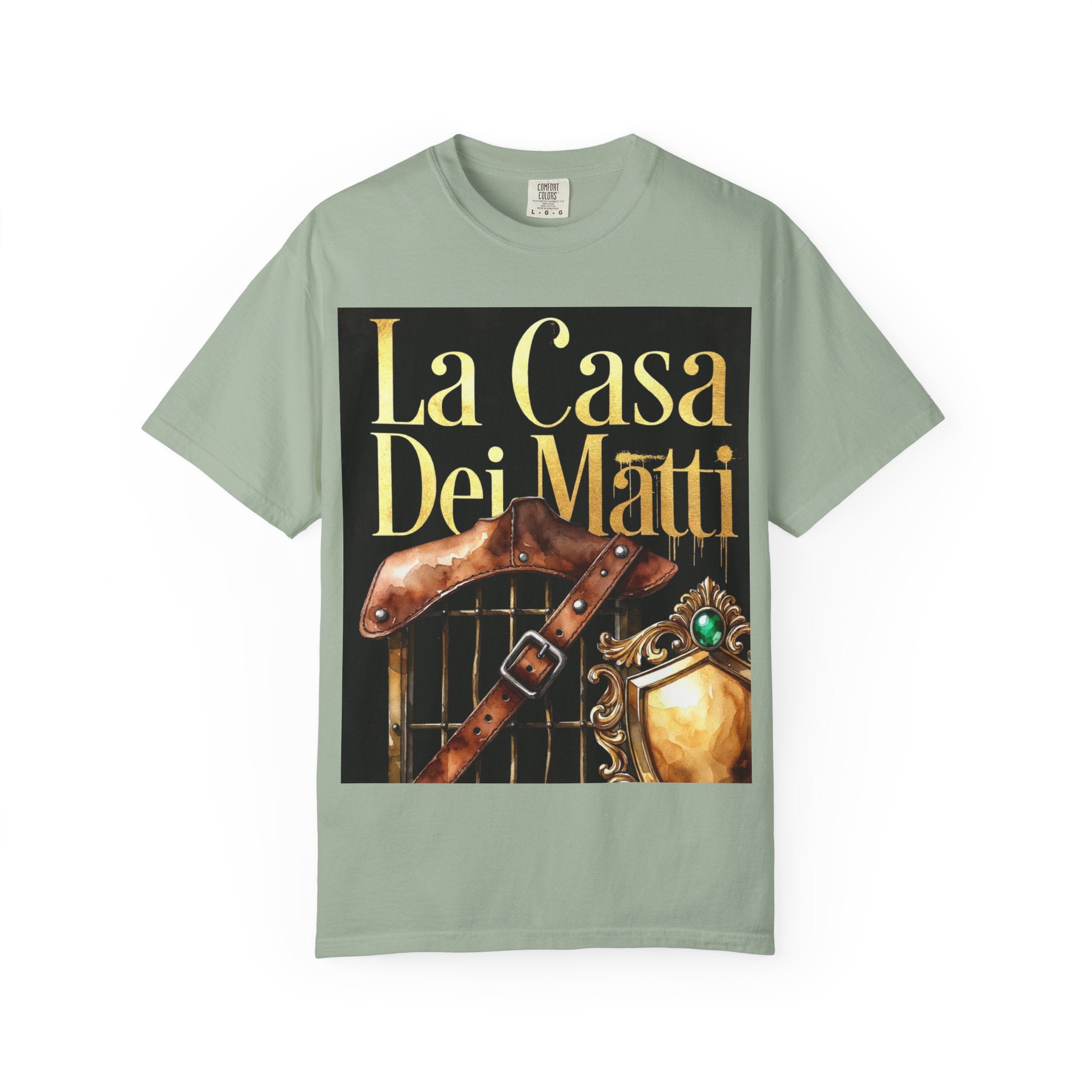 T-Shirt — La Casa Dei Matti Vintage Book Cover Graphic