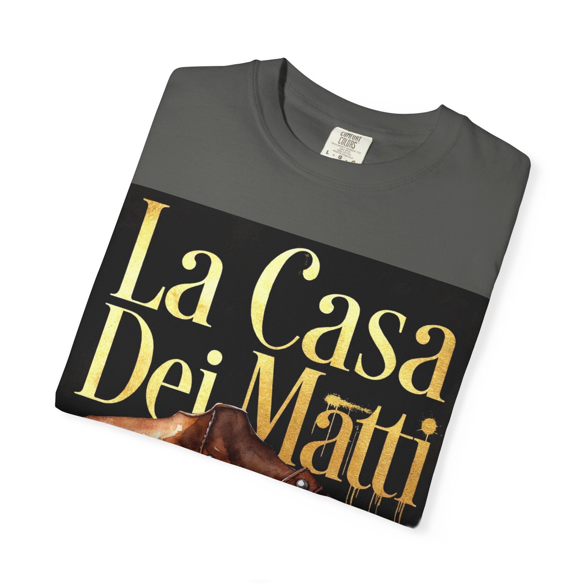 T-Shirt — La Casa Dei Matti Vintage Book Cover Graphic