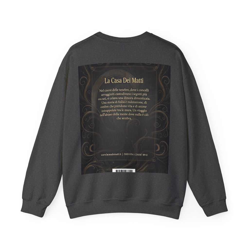 La Casa Dei Matti Crewneck Sweatshirt — Vintage Italian Gothic Graphic Pullover