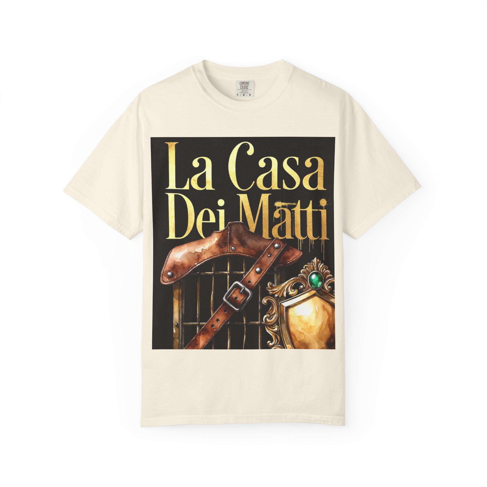T-Shirt — La Casa Dei Matti Vintage Book Cover Graphic