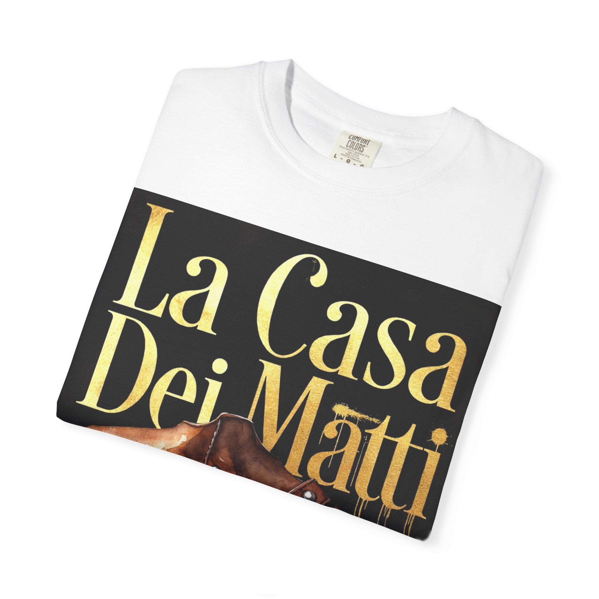 T-Shirt — La Casa Dei Matti Vintage Book Cover Graphic