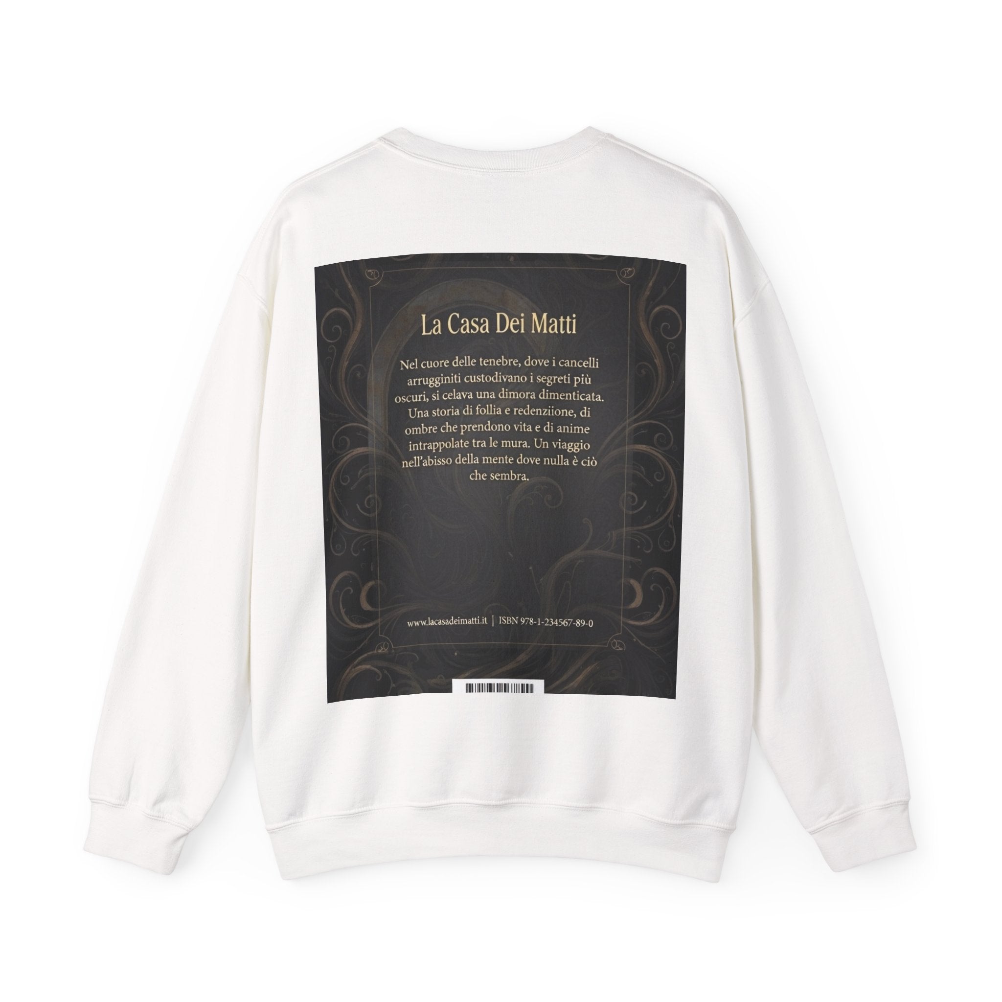 La Casa Dei Matti Crewneck Sweatshirt — Vintage Italian Gothic Graphic Pullover