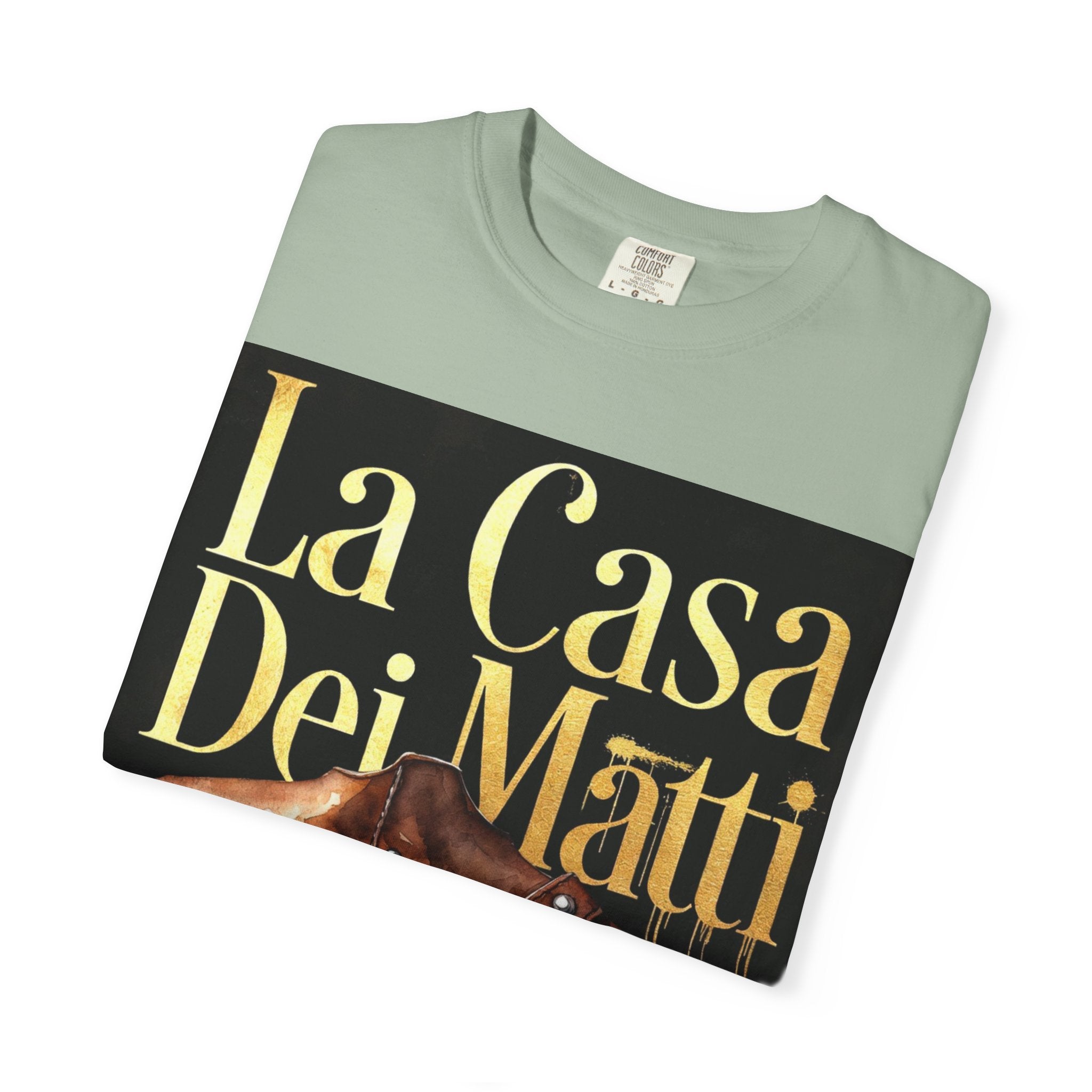 T-Shirt — La Casa Dei Matti Vintage Book Cover Graphic