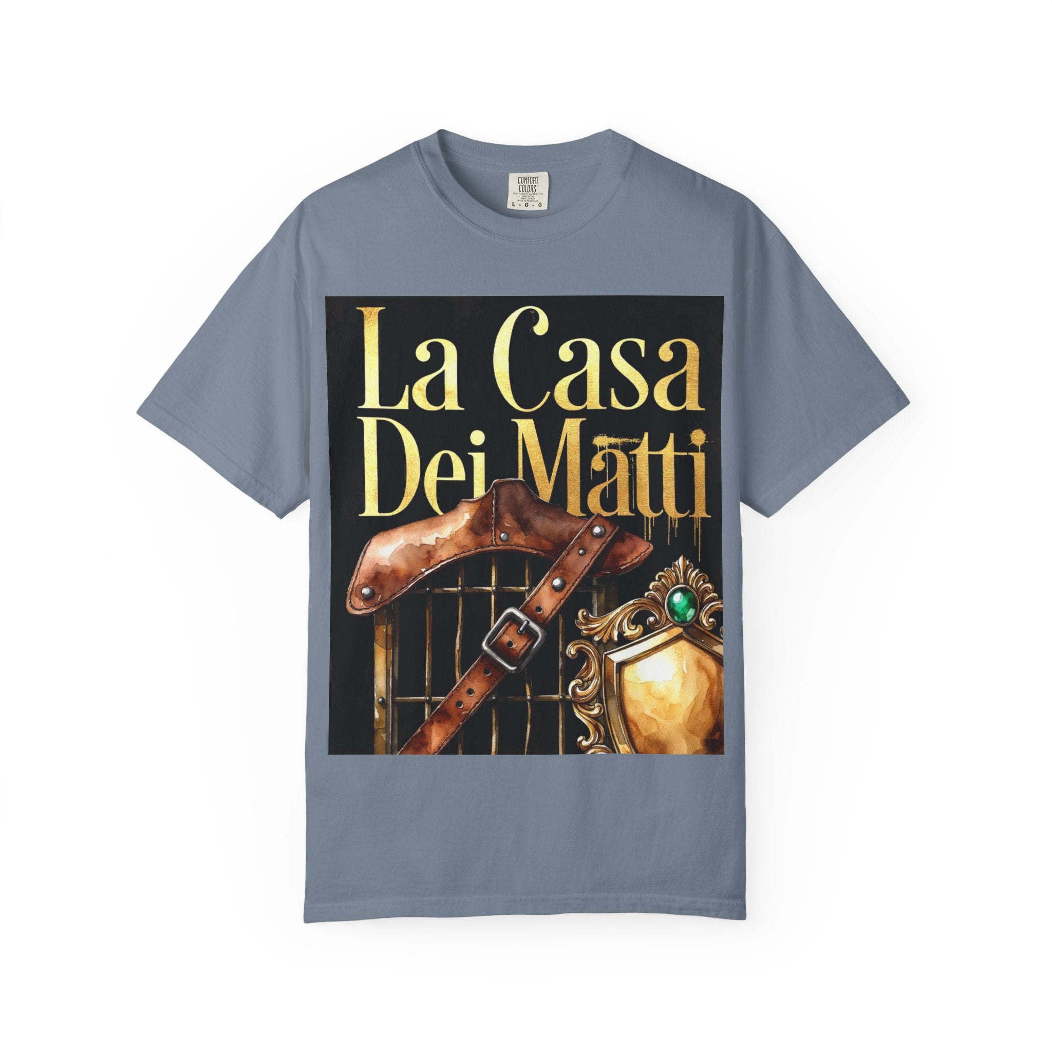 T-Shirt — La Casa Dei Matti Vintage Book Cover Graphic