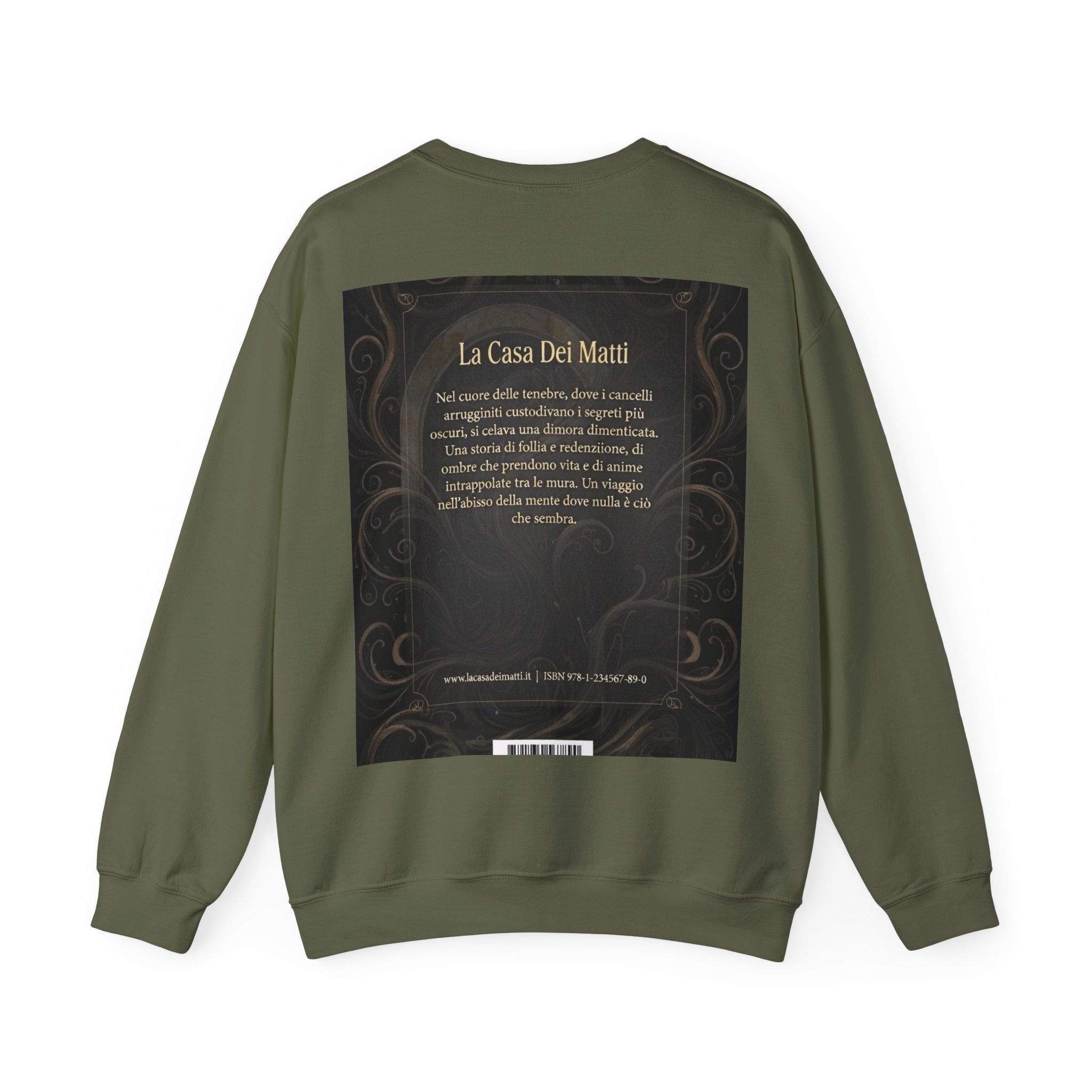 La Casa Dei Matti Crewneck Sweatshirt — Vintage Italian Gothic Graphic Pullover