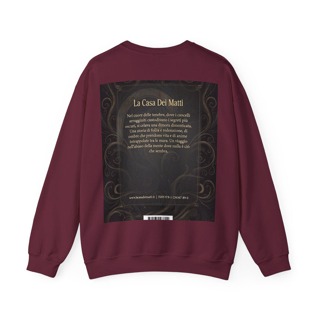 La Casa Dei Matti Crewneck Sweatshirt — Vintage Italian Gothic Graphic Pullover