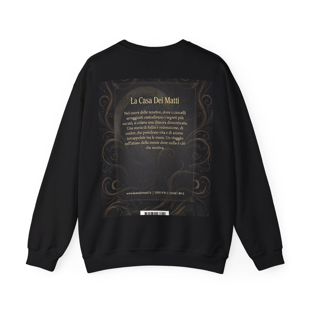 La Casa Dei Matti Crewneck Sweatshirt — Vintage Italian Gothic Graphic Pullover