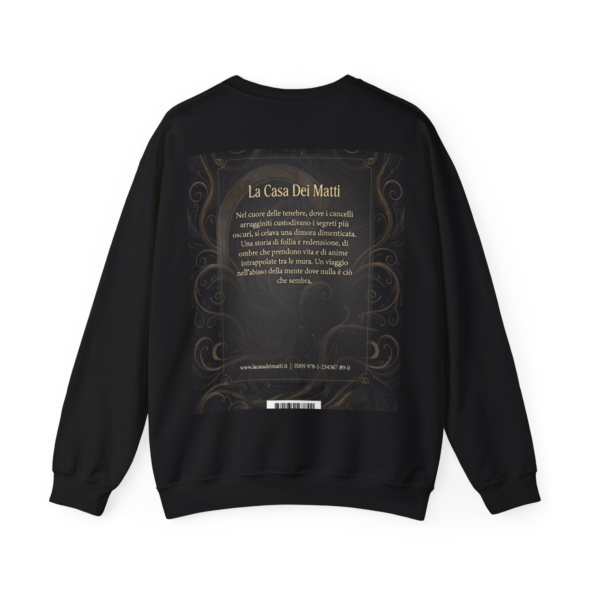 La Casa Dei Matti Crewneck Sweatshirt — Vintage Italian Gothic Graphic Pullover