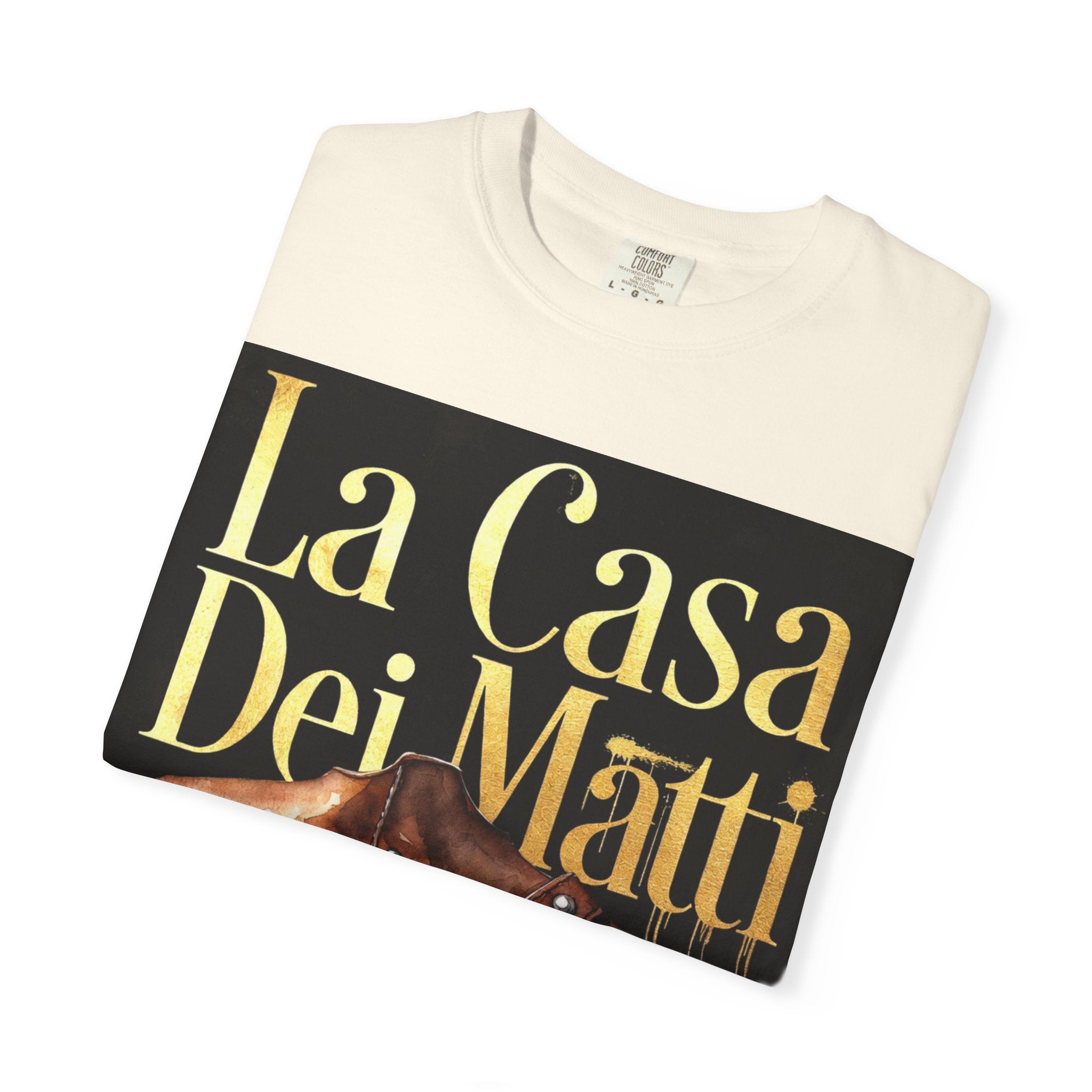 T-Shirt — La Casa Dei Matti Vintage Book Cover Graphic