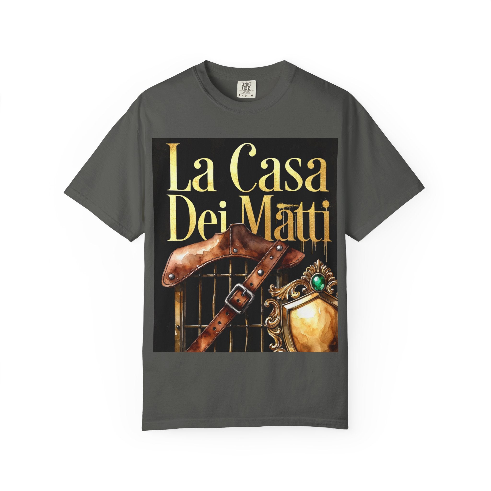 T-Shirt — La Casa Dei Matti Vintage Book Cover Graphic